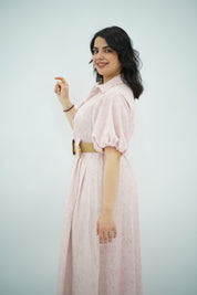 Robe Midi fluide Rose bébé