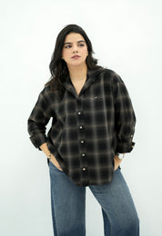 Chemise à Carreaux Oversize