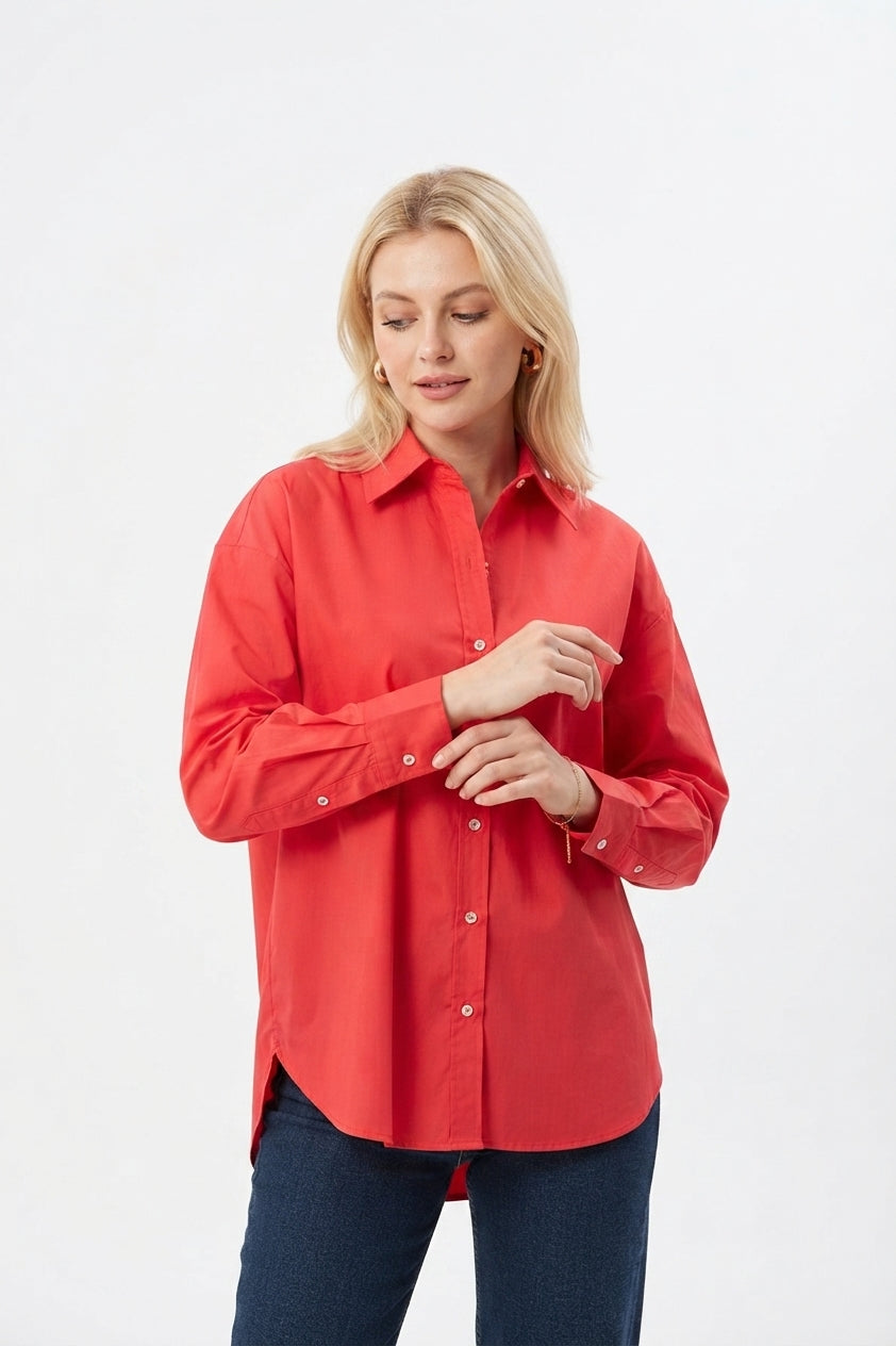 Chemise en popeline