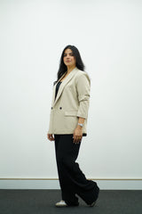 Veste en blanc casse