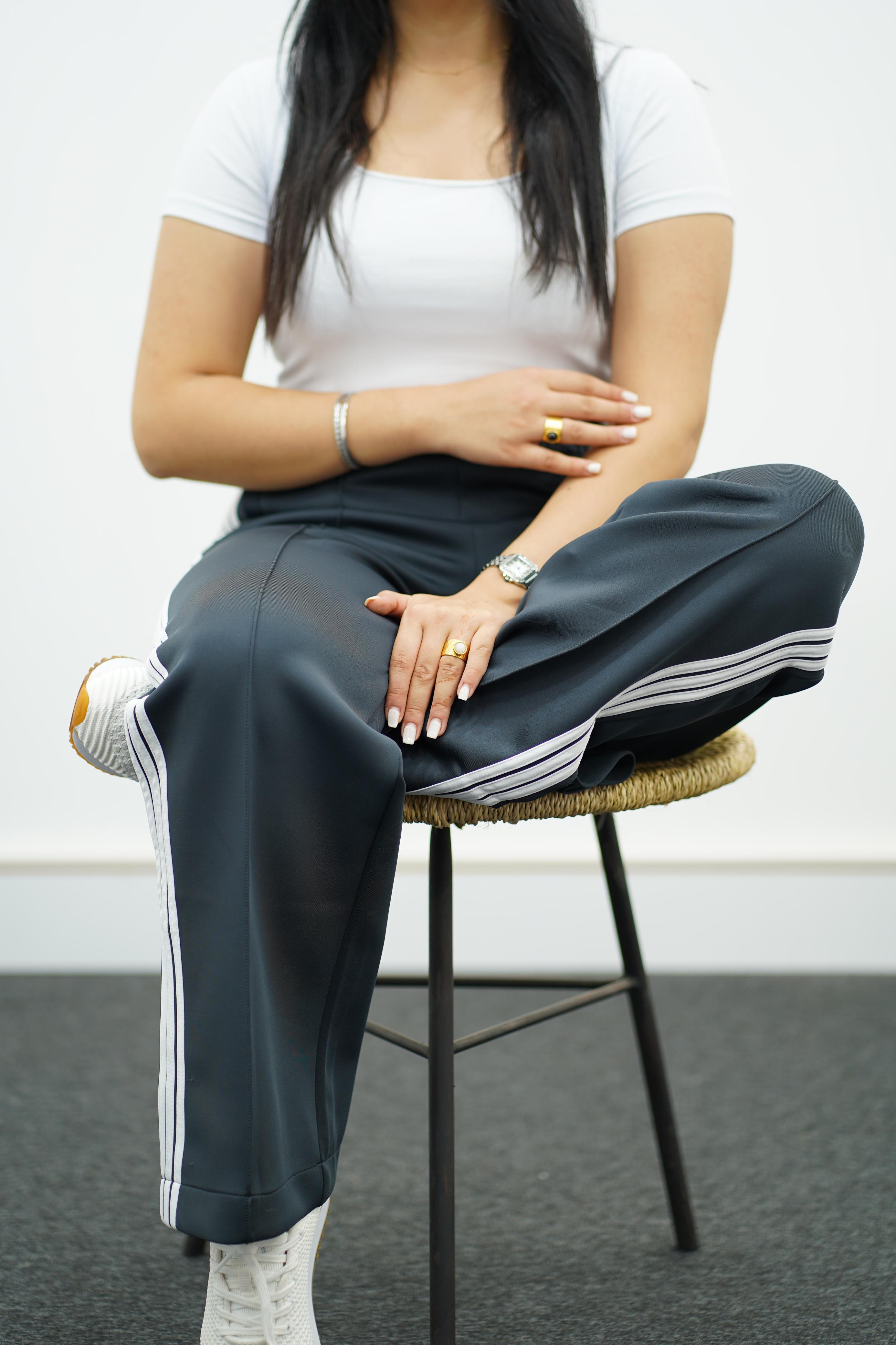 Pantalon jogging à Bandes Blanches