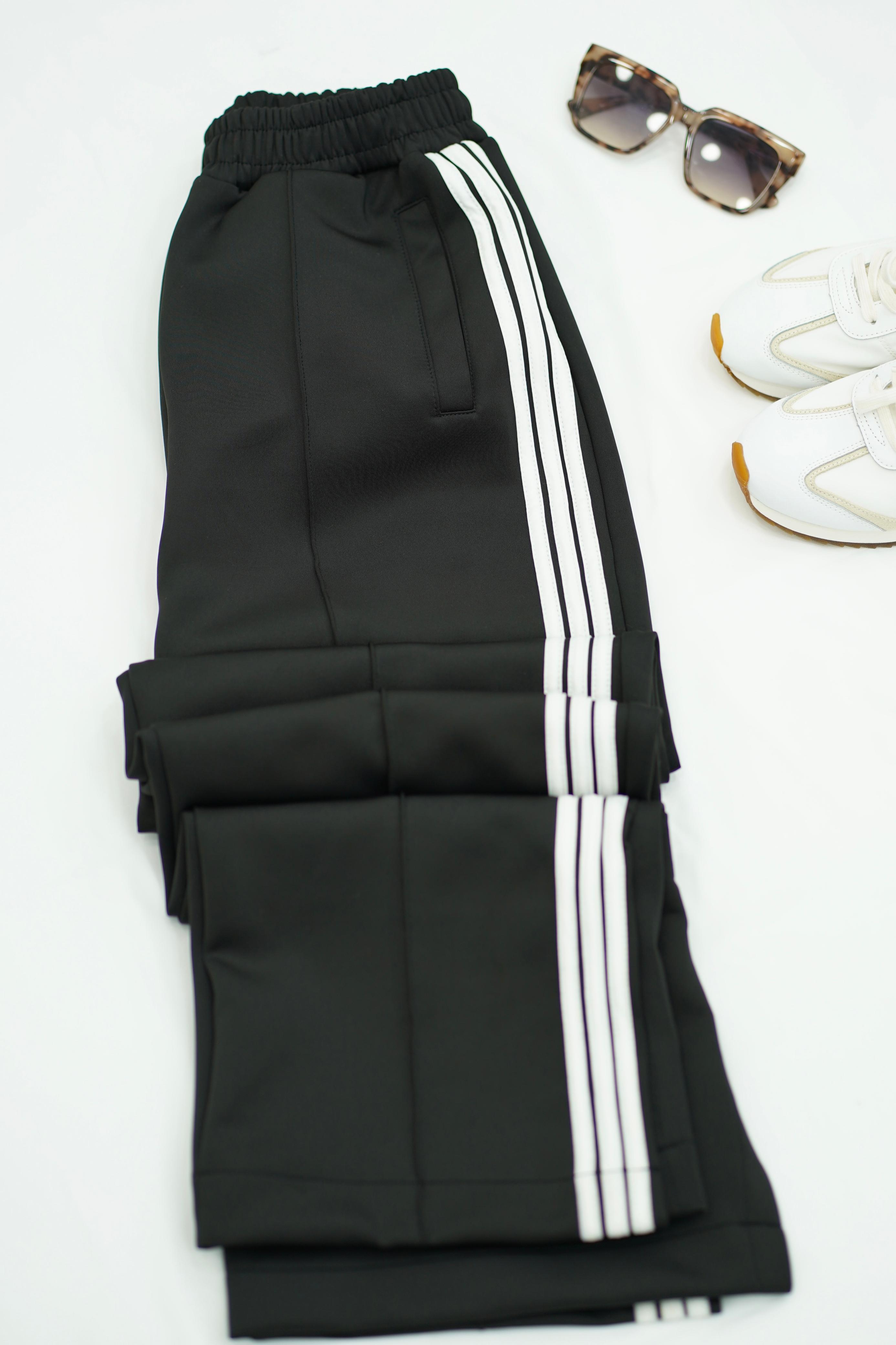 Pantalon jogging à Bandes Blanches