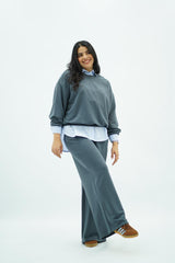 Chic Décontracté : Ensemble Molleton Over size & Pantalon Large