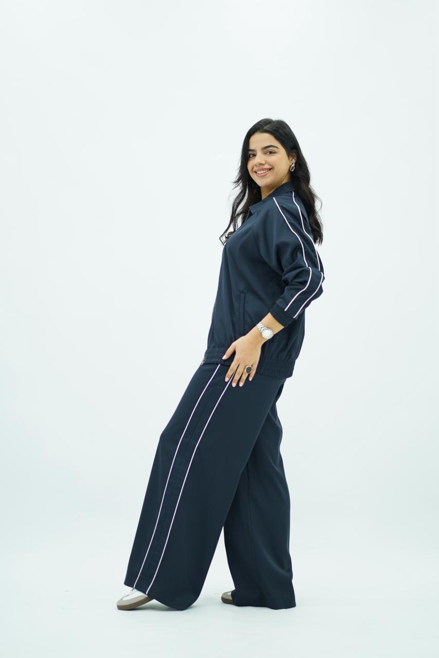 Ensemble Bleu Marine Fluide 🧿