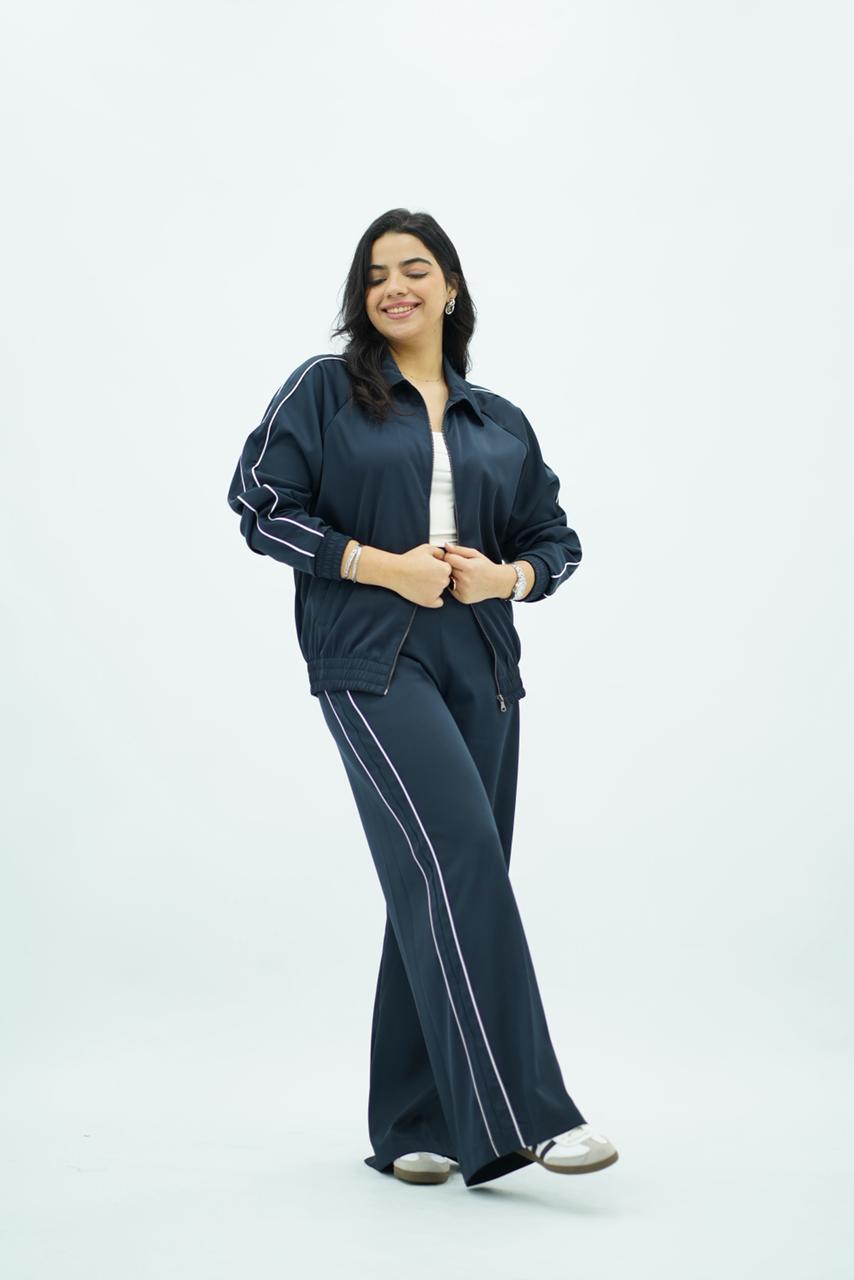 Ensemble Bleu Marine Fluide 🧿