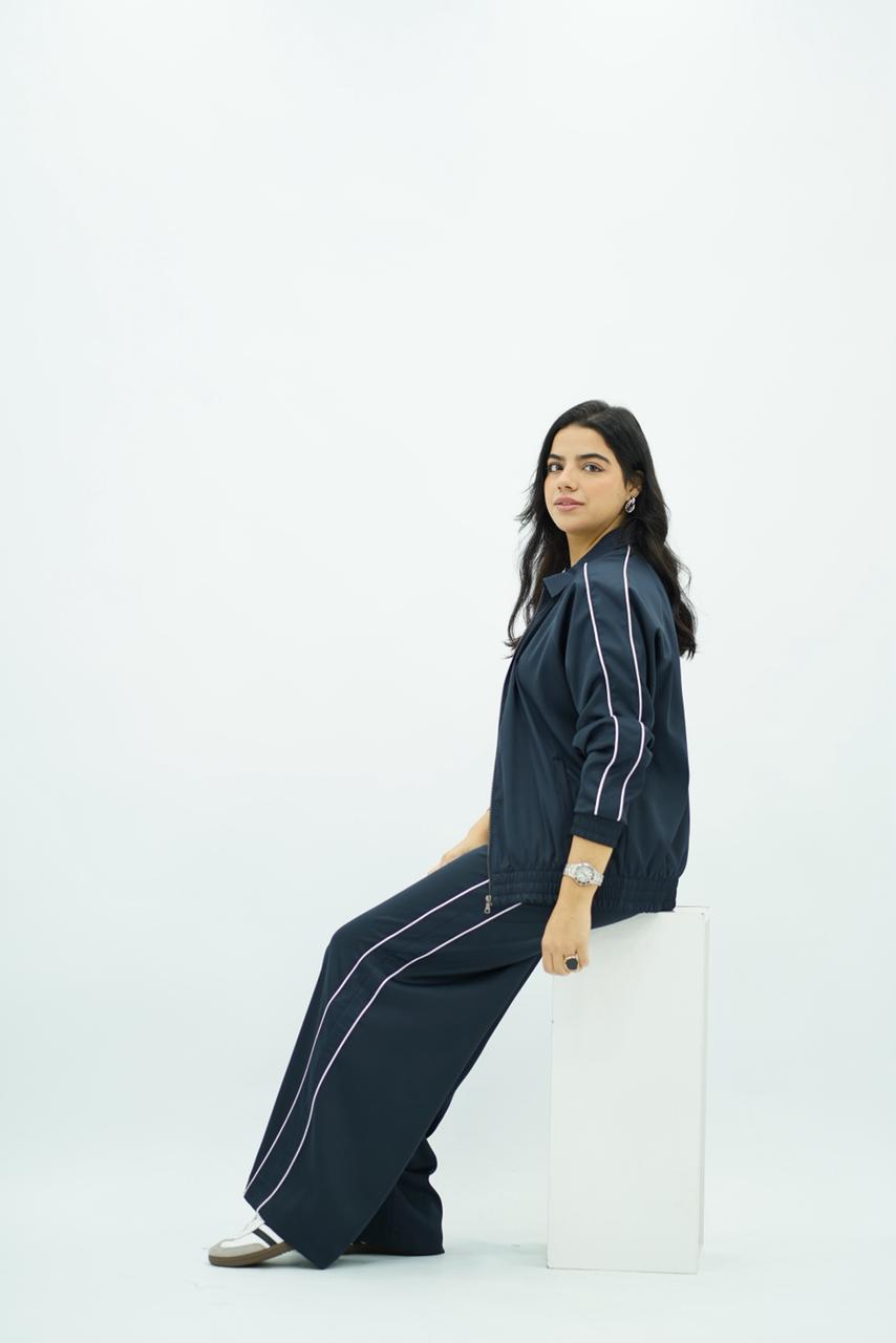 Ensemble Bleu Marine Fluide 🧿