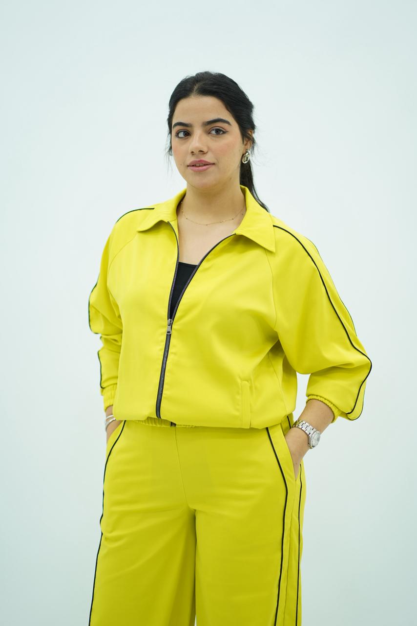 Ensemble Jaune Flache Fluide ⭐️