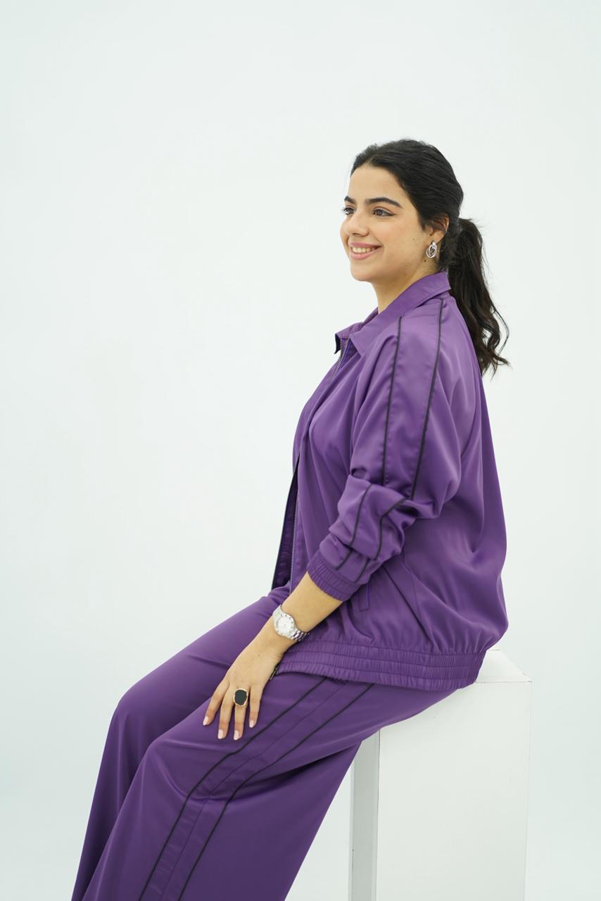 Ensemble Aubergine Fluide 🪻