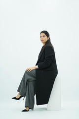 Manteau Noir long