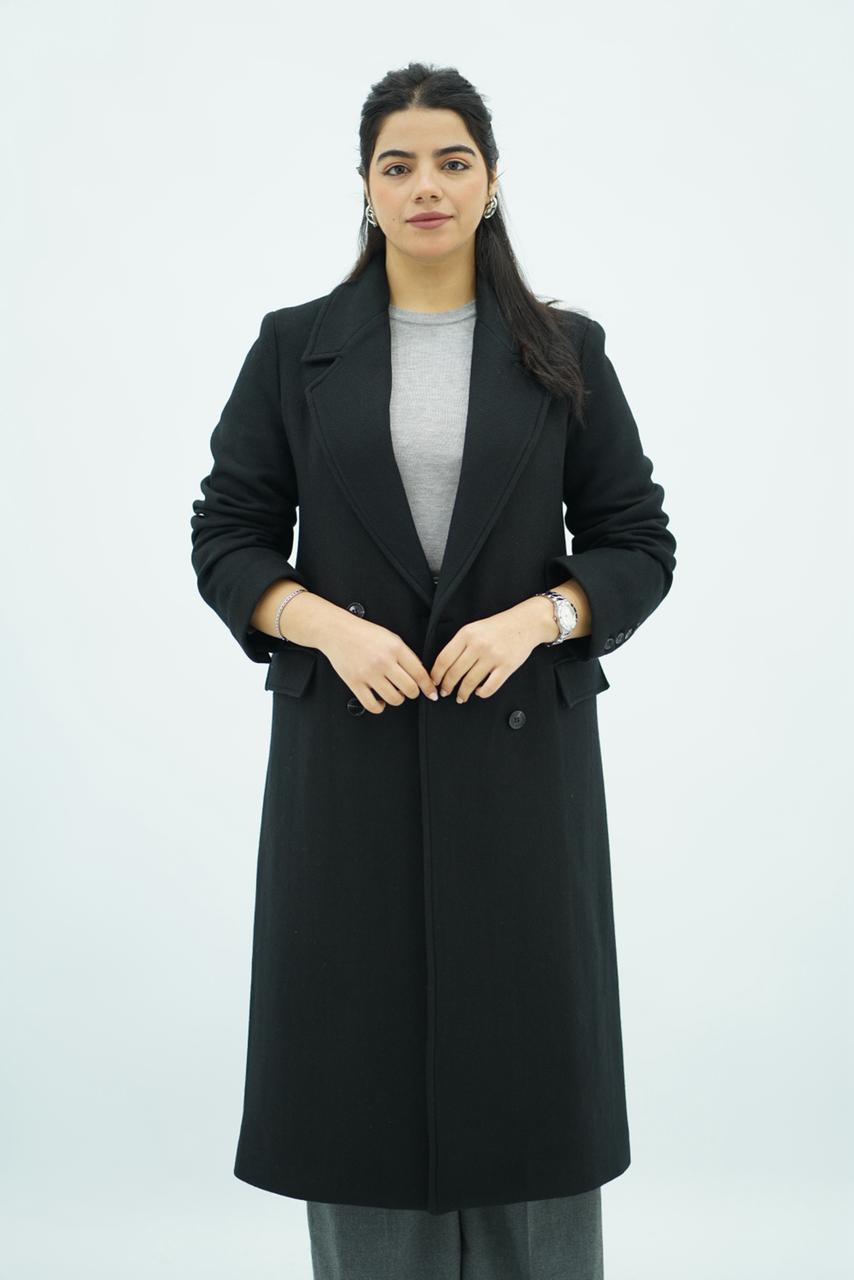 Manteau Noir long