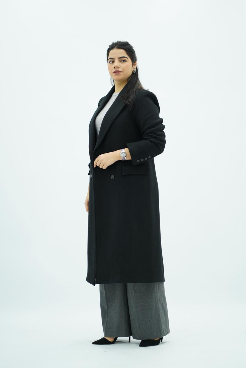 Manteau Noir long