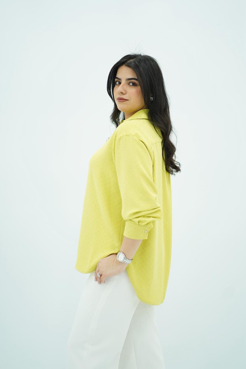 Chemise Fluide - Jaune Citron