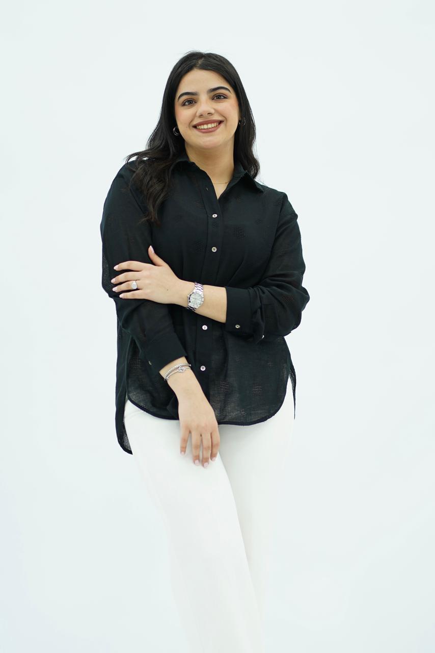 Chemise en Lin - Noire