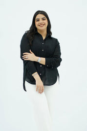 Chemise en Lin - Noire