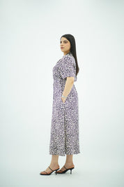 Robe Imprimée Noir & Blanc – Esprit Vacances