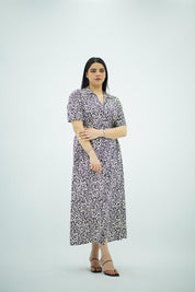 Robe Imprimée Noir & Blanc – Esprit Vacances