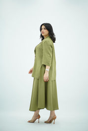 Ensemble Jupe en Lin - Vert Eau