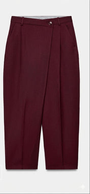 Pantalon Tailleur Croisé