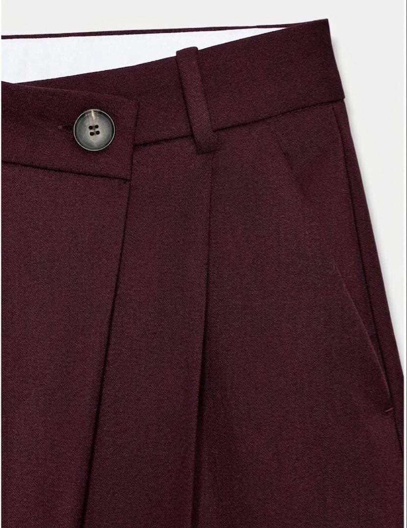 Pantalon Tailleur Croisé