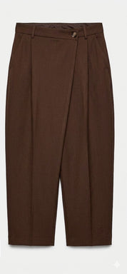 Pantalon Tailleur Croisé