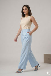 Pantalons en Lin Fluide