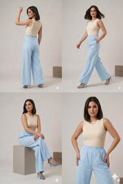 Pantalons en Lin Fluide