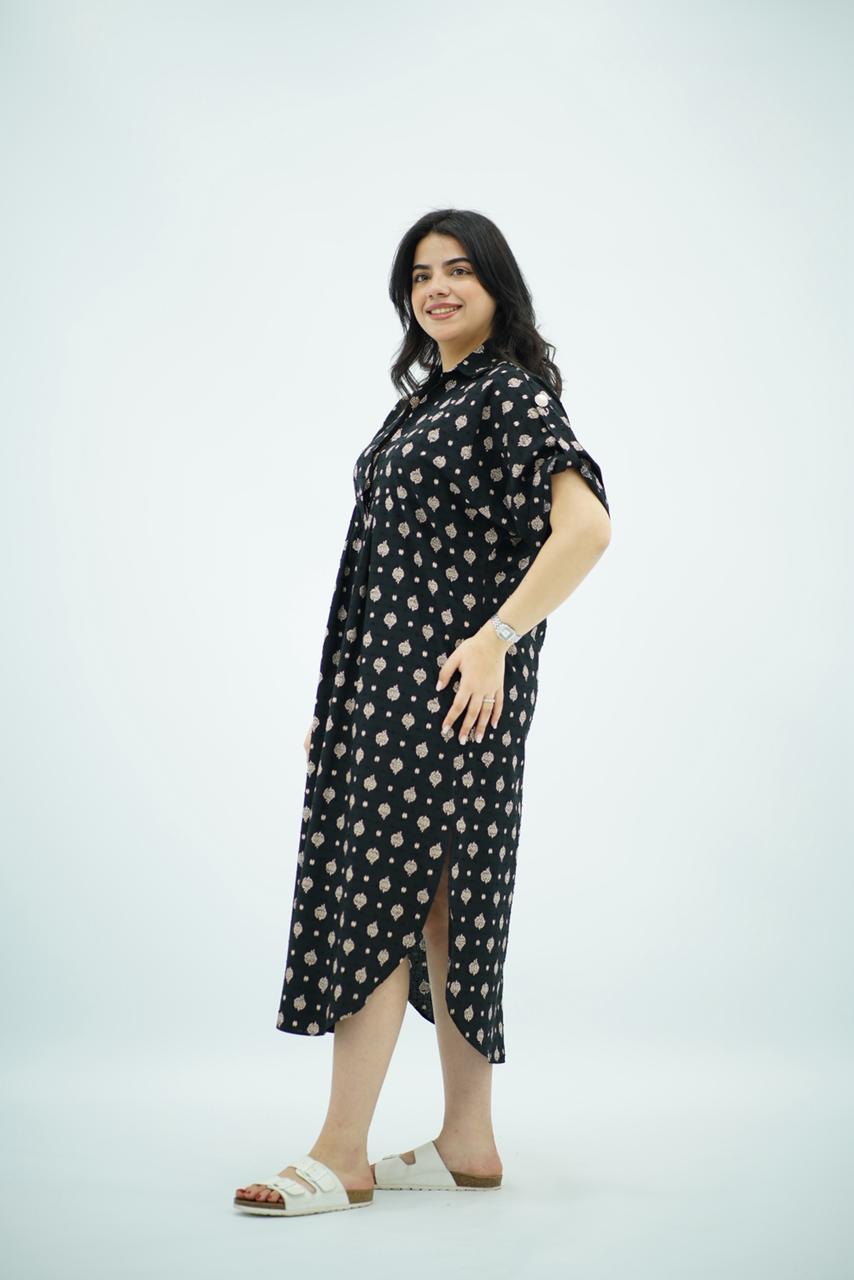 Robe à Imprimé Ethnique Chic