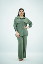 Ensemble Fluide - Vert Militaire