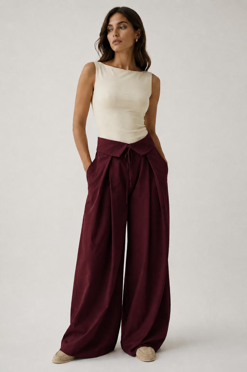 Pantalons Wide Leg Élégance