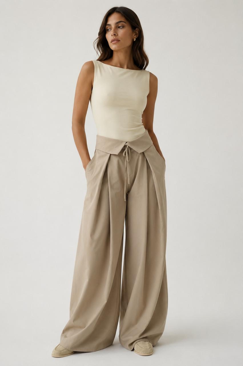 Pantalons Wide Leg Élégance