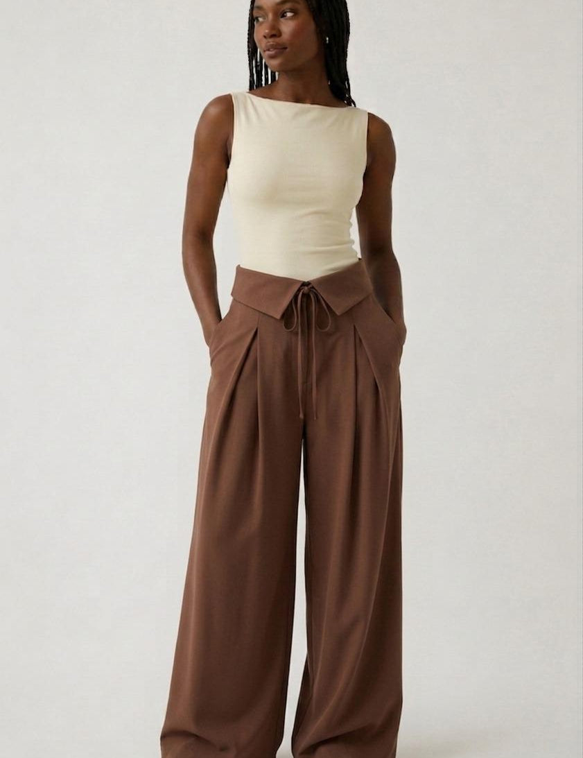 Pantalons Wide Leg Élégance