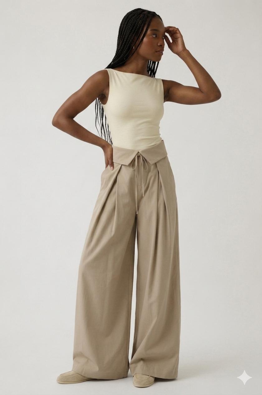 Pantalons Wide Leg Élégance