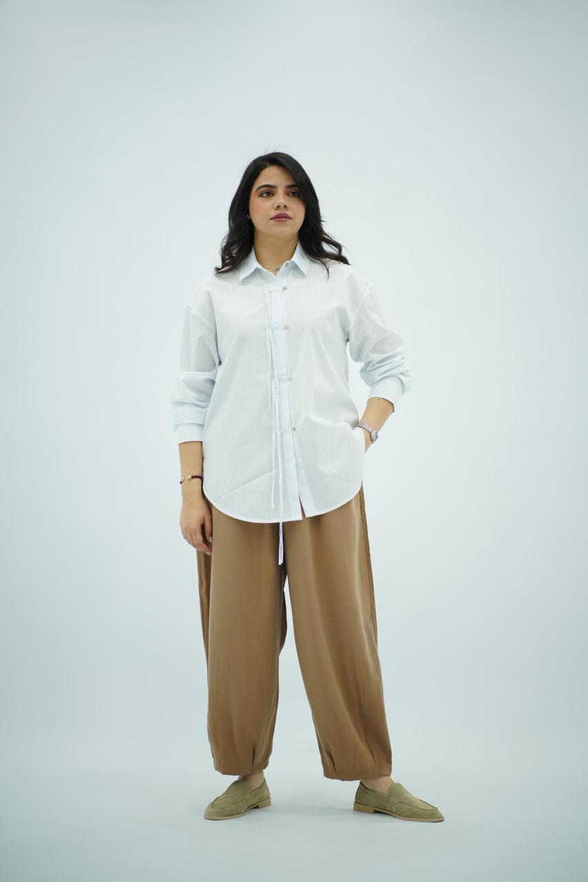 Chemise Rayée – Élégance Minimaliste