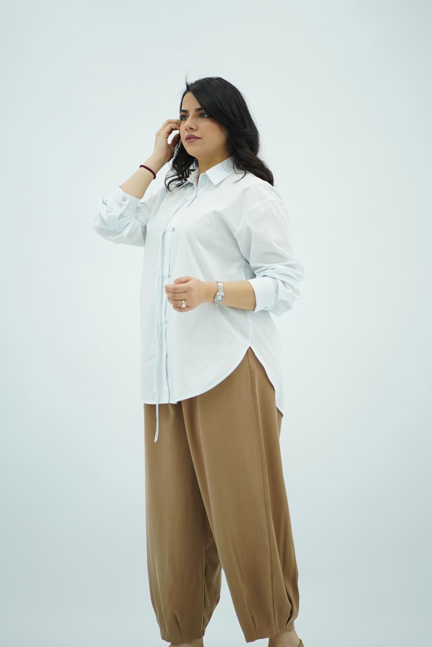 Chemise Rayée – Élégance Minimaliste