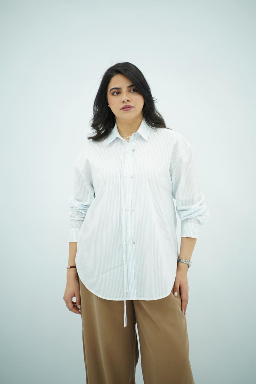 Chemise Rayée – Élégance Minimaliste