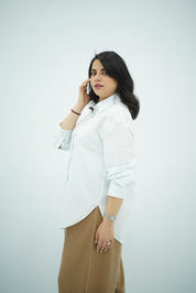 Chemise Rayée – Élégance Minimaliste