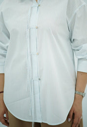 Chemise Rayée – Élégance Minimaliste