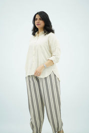 Chemise En Lin Beige naturel