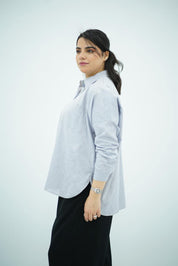 Chemise Grise En Lin