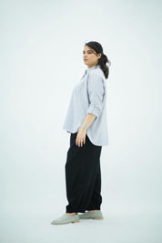 Chemise Grise En Lin