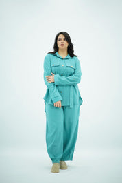 Ensemble Bleu turqoise e en Lin