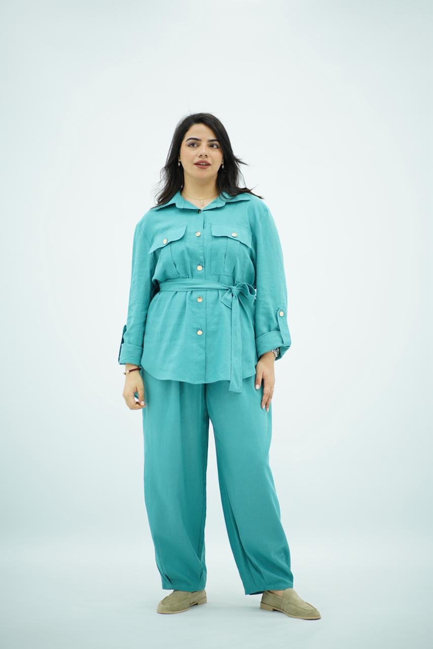 Ensemble Bleu turqoise e en Lin