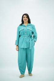Ensemble Bleu turqoise e en Lin