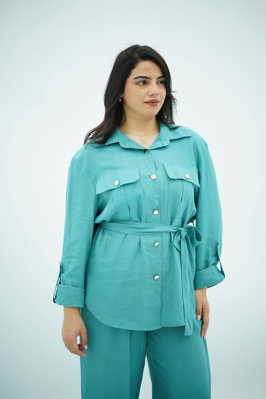 Ensemble Bleu turqoise e en Lin