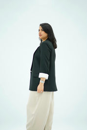 Blazer Oversize Noir Intense