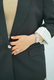 Blazer Oversize Noir Intense