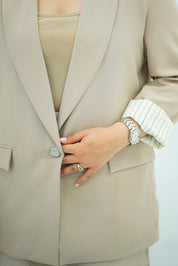 Blazer Oversize Beige Nude