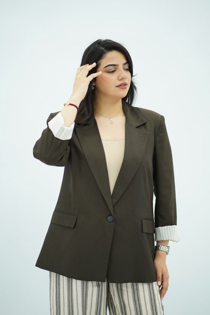 Blazer Oversize Kaki
