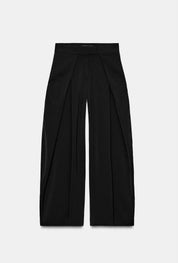 Pantalon Palazzo Noir Élégance Intemporelle