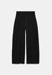 Pantalon Palazzo Noir Élégance Intemporelle
